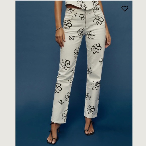 Reformation Denim - 🌿|NWT| Reformation Julianna Zip Mid Rise Straight Leg Jeans